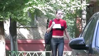 Amateur random Russian brunette spied outside in public--_short_preview.mp4