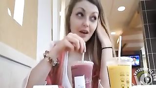 Beautiful girl flicks her clit at the fast food restaurant--_short_preview.mp4