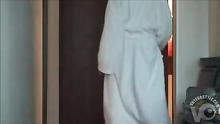 My wife answers the door with tits and pussy out--_short_preview.mp4