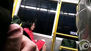 Asian lady innocently checks out a flasher masturbating in the bus--_short_preview.mp4