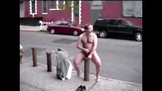 Naked man jerking off on the street--_short_preview.mp4