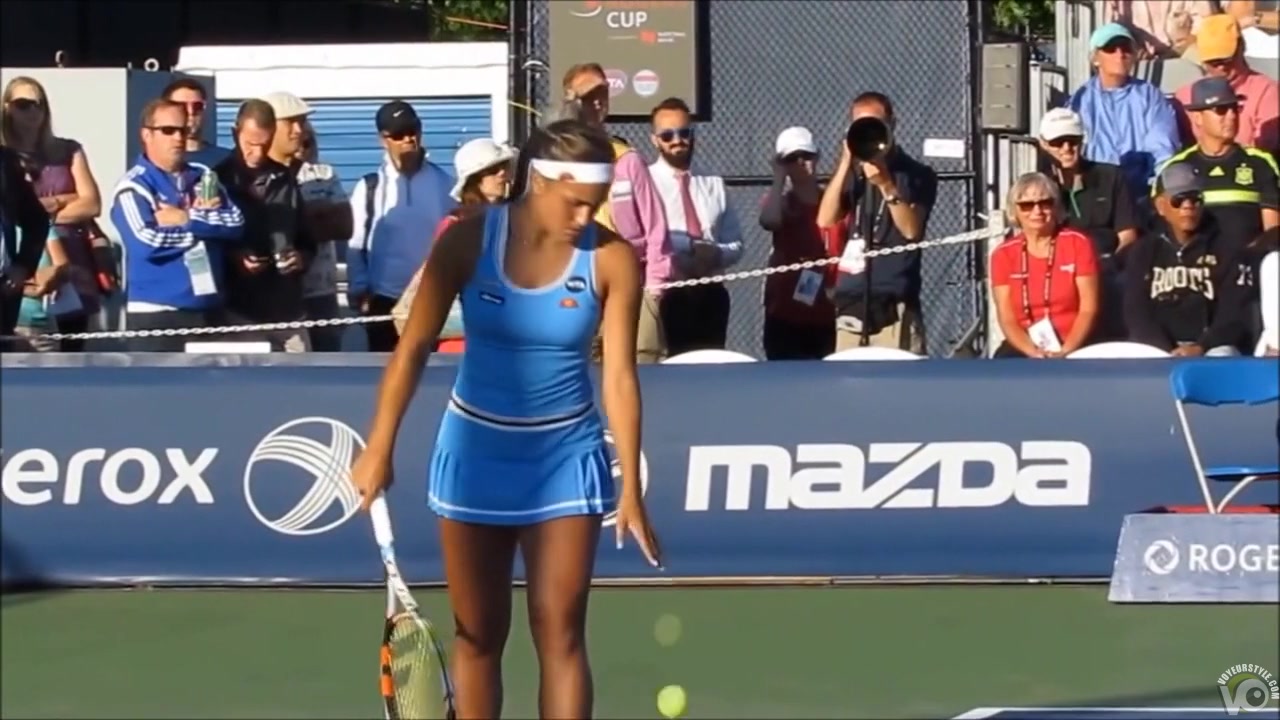 Tennis player has her panties revealed during her matches