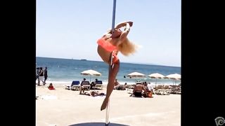 Blonde lass doing her pole dancing show--_short_preview.mp4