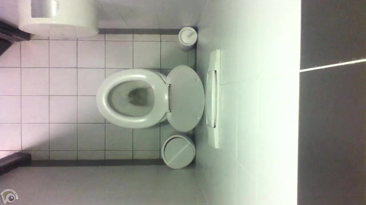 Toilet ceiling cam films girls pissing