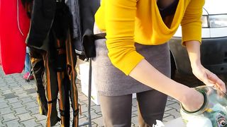 Street market seller has her big cleavage caught on the camera--_short_preview.mp4