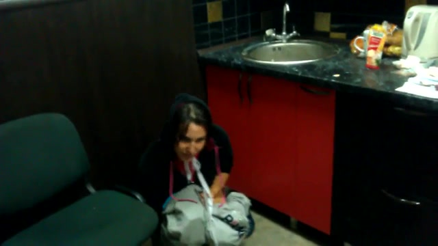 Teen babe has a funny pissing technique