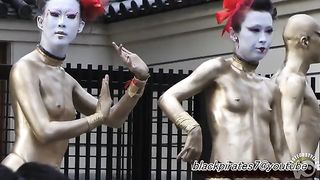 Body painted Japanese girls in outdoor art--_short_preview.mp4
