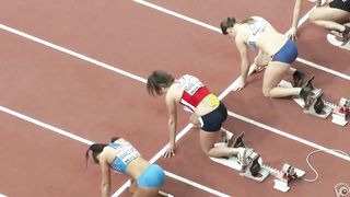 Athletic women warm up before a long race--_short_preview.mp4