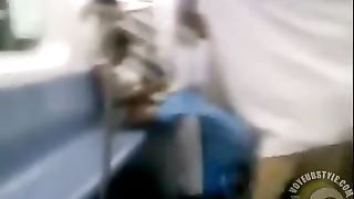 Dude eats out sexy black pussy on the train--_short_preview.mp4