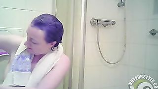 Chubby housewife wipes her curves after the shower--_short_preview.mp4