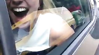 College girl flashes her tits out the car window--_short_preview.mp4