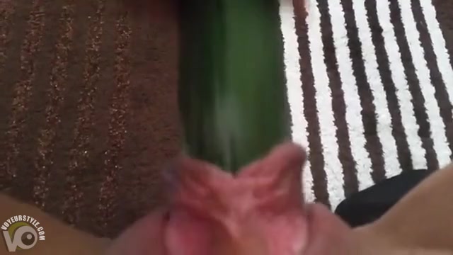 Cucumbers are far more natural than dildos