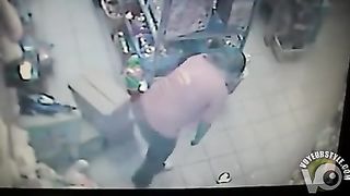 Woman pees on the floor in a store--_short_preview.mp4