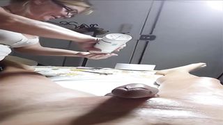 Experienced woman shaves the erected penis--_short_preview.mp4