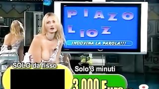 Smoking hot Italian blonde teases with her tits live on TV--_short_preview.mp4