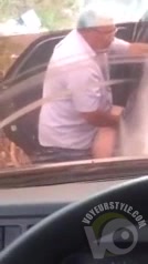 Old fart humping a whore in the public place