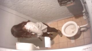Charming brunette coed gets filmed while taking a whiz--_short_preview.mp4
