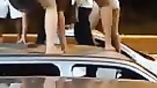 Fetching Brazilian sweeties dancing on the top of the car--_short_preview.mp4