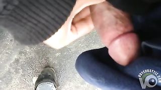 Cumshot on a woman waiting for the bus--_short_preview.mp4