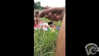 Jerking off to girls on the beach and in a field--_short_preview.mp4