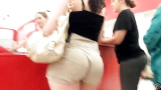Khaki shorts fit her ass like a second skin--_short_preview.mp4