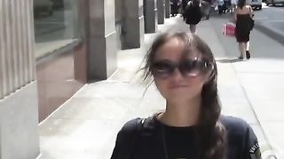 Beautiful girl on the street flirts with a smile--_short_preview.mp4