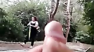 Masturbating on a park bench as a casual girl walks by--_short_preview.mp4