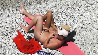 Nude beach relaxation and gentle penis stroking--_short_preview.mp4