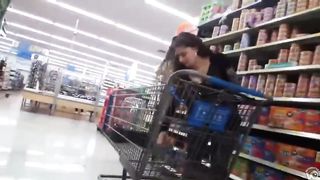 Slim brunette coquette spreads her butt cheeks at the store--_short_preview.mp4