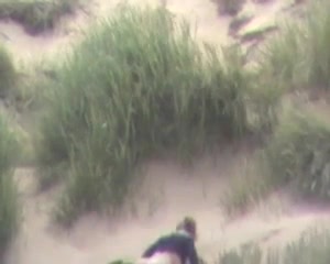 Voyeur sex in the dunes on a breezy day