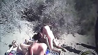 French swingers fuck on the nude beach as people watch--_short_preview.mp4