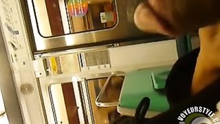 Subway stroke session with pretty ladies all around--_short_preview.mp4