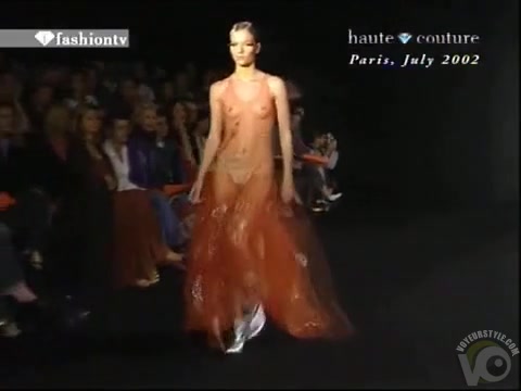 Topless models on the runway compilation