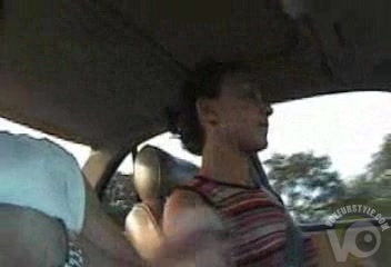 Girlfriend drives and gives me a handjob to orgasm