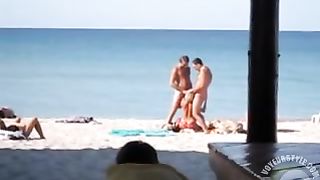 Craziest exhibitionist girl sucks two penises on the Crimean coast--_short_preview.mp4