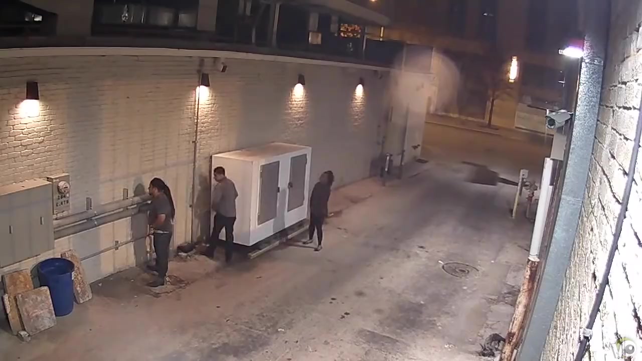 Desperate men and women caught pissing in the alley