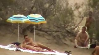 Hubby playing with her pussy in beach voyeur view--_short_preview.mp4