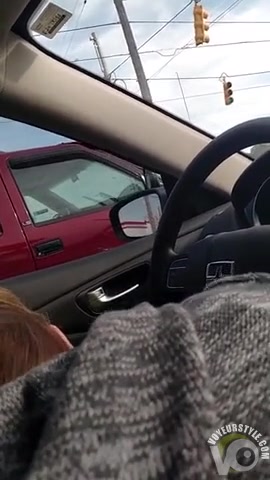 I received a fantastic blowjob from my wife while driving our car