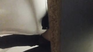 Redhead beautiful woman in the public restroom spied and filmed on cam--_short_preview.mp4