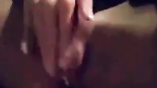 Upclose video of slutty amateur nympho tenderly rubbing her shaved pussy--_short_preview.mp4
