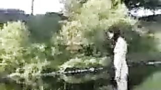 My petite pale skin babe by the river outdoors all naked--_short_preview.mp4
