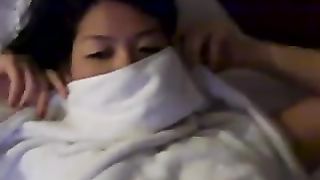 Sweet shy Thai girlfriend lies on silky sheets all naked--_short_preview.mp4