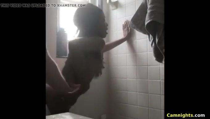 Couple has some hot shower action