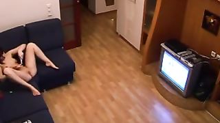 Hidden camera catches sexy maid fingering her pussy on a couch--_short_preview.mp4