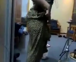 Thick Arabian wife of my friend shakes her big ass in sexy dress