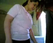 My chubby Arab girlfriend lets me film her big boobies