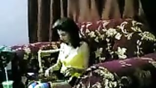 Lascivious brunette Arab wife smokes a cigarette wearing mini skirt--_short_preview.mp4