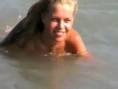 My beautiful European blonde GF on the beach all nude