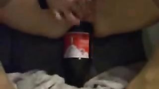 Big coca cola bottle easily penetrates my bitch's gaping asshole--_short_preview.mp4