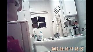 Hidden cam caught my own sweet busty ex-girlfriend in the bathroom--_short_preview.mp4